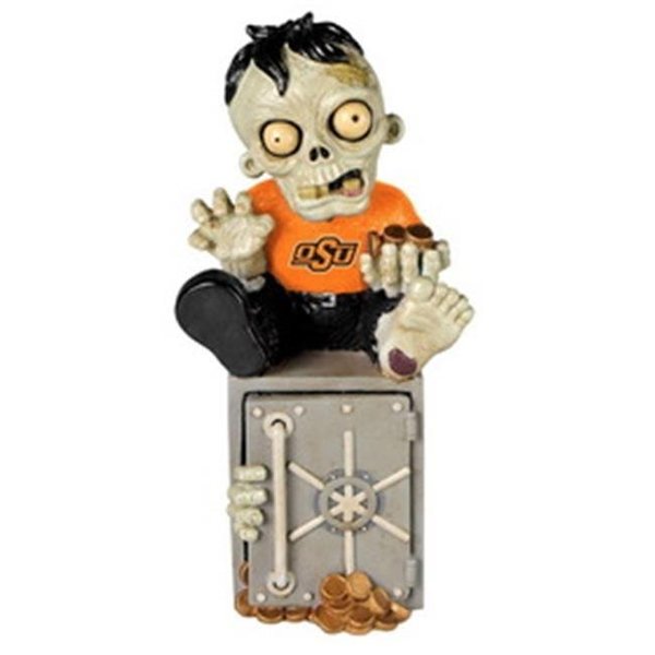 Forever Collectibles Oklahoma State Cowboys Zombie Figurine Bank 8784951920